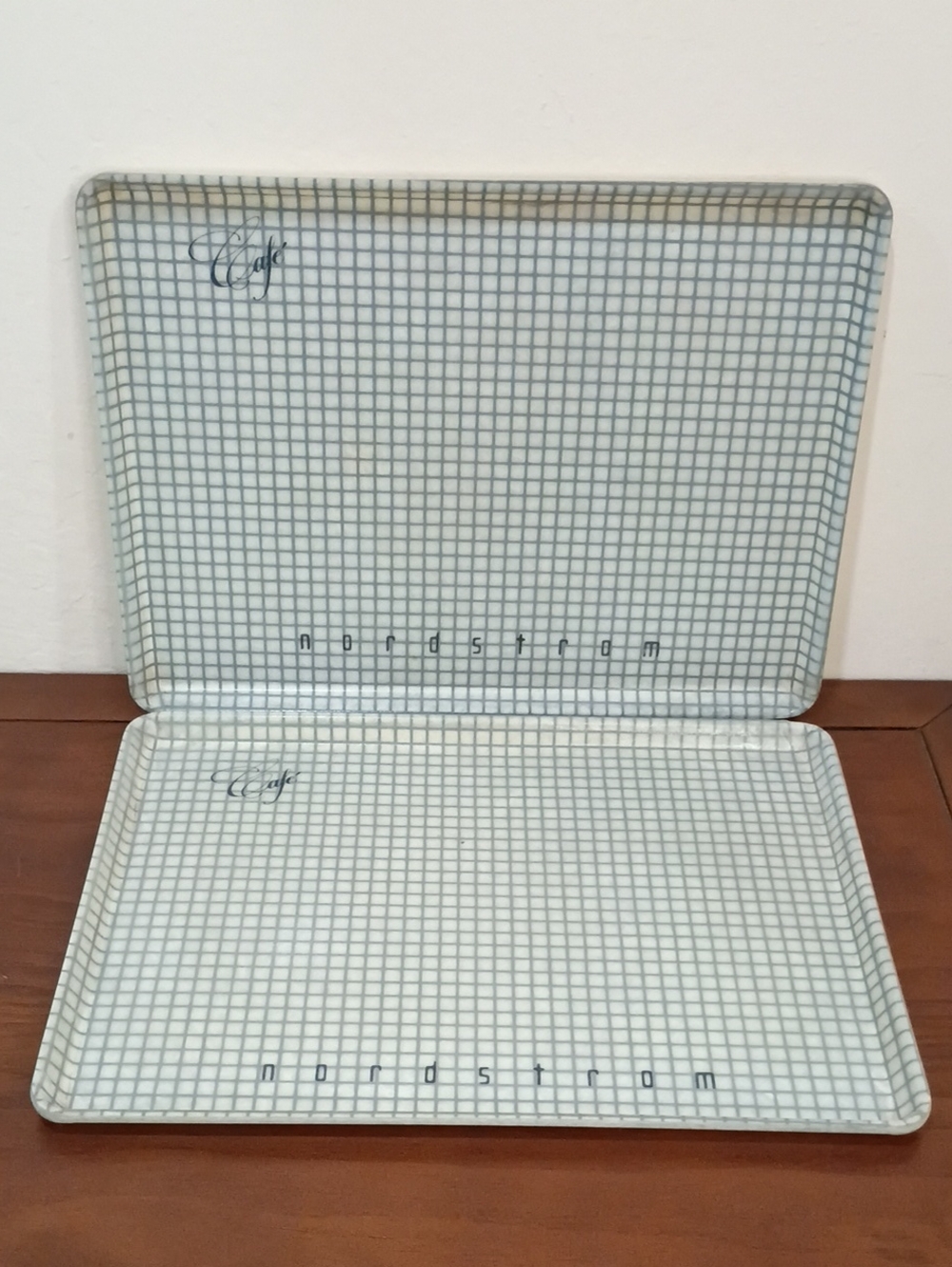 Nordstrom Cafe Plastic Serving Trays - Vintage!